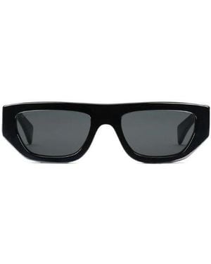 Gucci Rectangular-Frame Sunglasses - Black