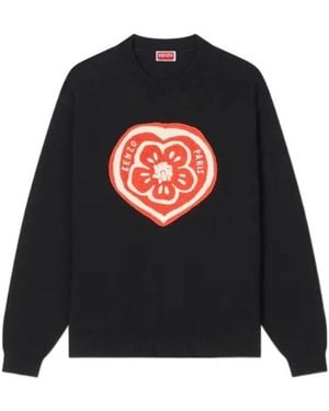 KENZO Boke Heart Jumper - Black