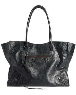 Balenciaga Le City Tote Bag Medium - Black