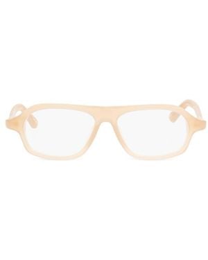Jacquemus Round-Frame Glasses - White