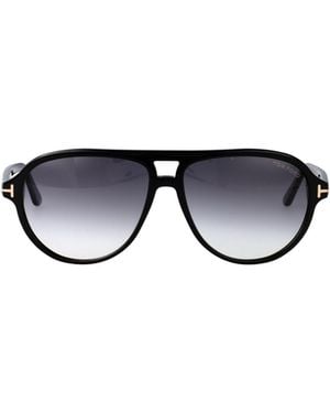 Tom Ford Eyewear Pilot Frame Sunglasses - Multicolor