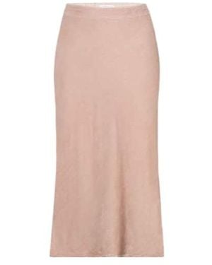 Velvet By Graham & Spencer Taelyn Velvet Midi Skirt - Pink
