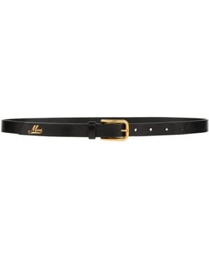 Marni Thin Belt - White