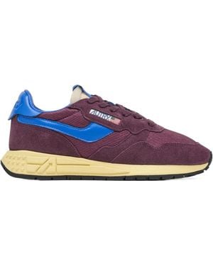 Autry Reelwind Mesh Suede Sneakers - Blue