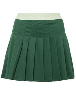 The Upside Pleated Skirt - Green