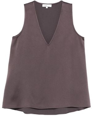 Antonelli V-Neck Vest - Purple
