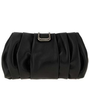 Brunello Cucinelli Pleated Clutch - Black