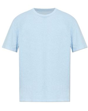 Officine Generale Cotton T-Shirt - Blue