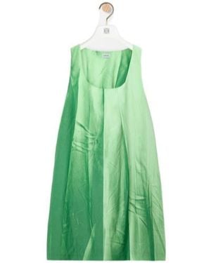 Loewe Sleeveless Shift Dress - Green