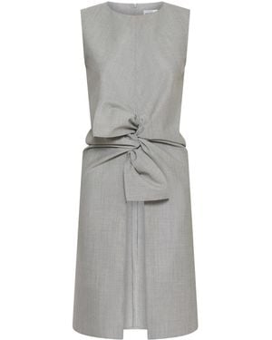 Marella Long Wool And Silk Top - Grey