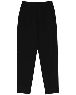 Emporio Armani Tapered Trousers - Black