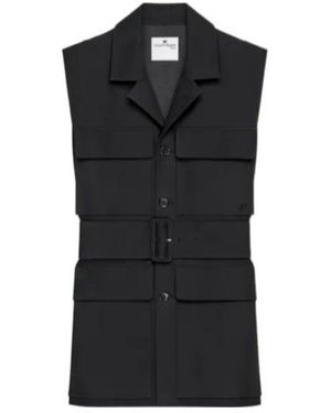 Courreges Belted Jacket - Black