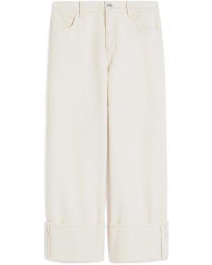 Weekend by Maxmara Gesto Straight Leg Pants - White