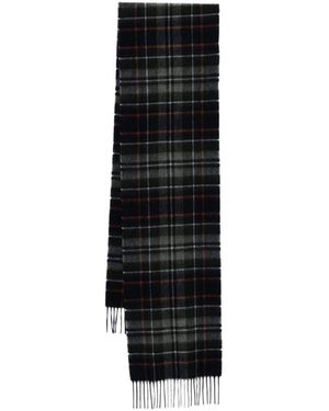 Barbour New Check Tartan Scarf - Black