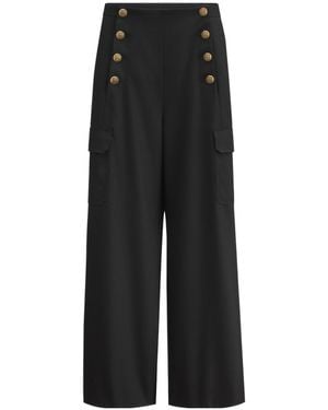 Dior Button-Up Casual Trousers - Black