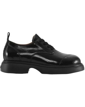 ローファー・オックスフォード GANNI Women Laced up Shoes S28914926099 Black GANNI Women Laced up Shoes S2534 099 BLACK (Ganni/ローファー