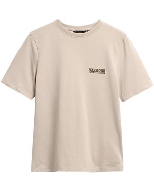 Barbour Logo Short-Sleeved T-Shirt - Natural
