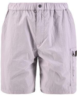 Barbour Logo-Detail Shorts - Blue