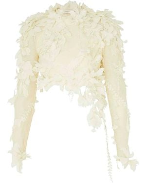 Zimmermann Floral Top - White