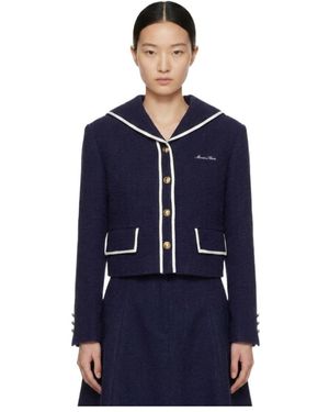 Marissa Chiara Woolen Coat - Blue