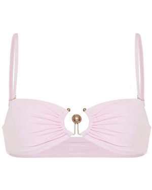 Christopher Esber Halter Swimsuit Top - Pink