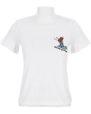 ALESSANDRO ENRIQUEZ Short-Sleeved T-Shirt - White