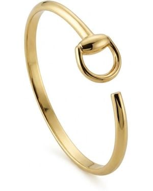 Gucci Horsebit 18K Bangle Bracelet - Metallic