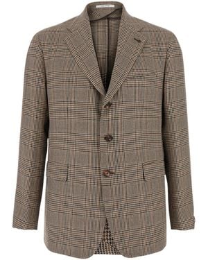 Tagliatore Single-Breasted Blazer - Brown