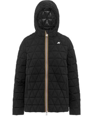 K-Way Madlaine Diamond Quilted Short Jacket - Black