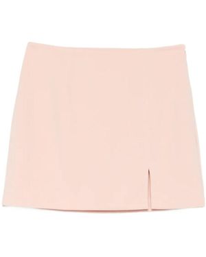 Aniye By Side-Slit Mini Skirt - Pink