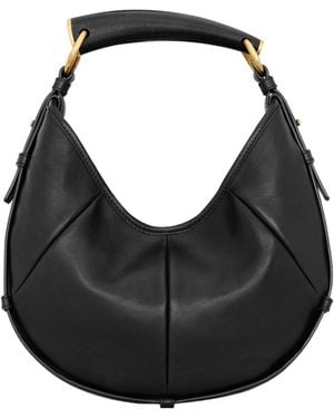 Saint Laurent Mombasa Small Hobo Bag - Black