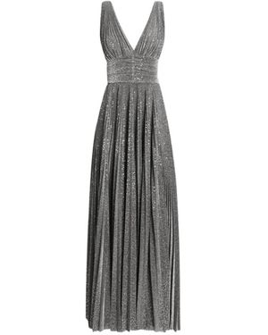 Dolce & Gabbana Plissé-Effect Gown - White