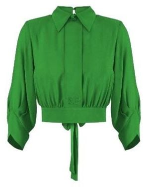 Elisabetta Franchi Long Sleeve Shirt - Green