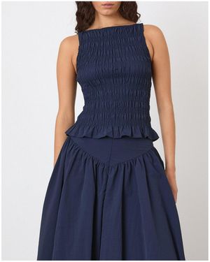 Victoria Beckham Sleeveless Carrying Vest - Blue