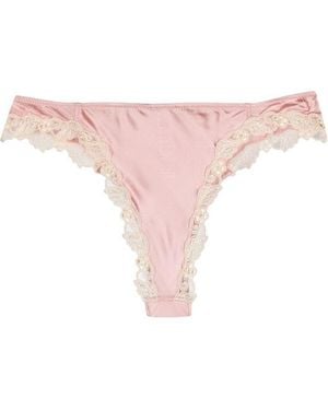 La Perla Brazilian Lace Briefs - Pink