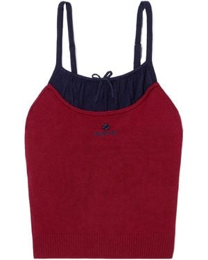 ShuShu/Tong Sleeveless Tank Top - Red