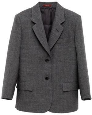 Gucci Single-Breasted Suit Jacket - Gray