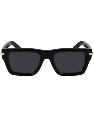 Ferragamo Ferragamo Eyewear Rectangular Frame Sunglasses - Black
