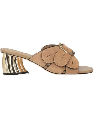 FARM Rio Plain Colour Sandals - Natural