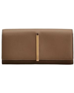Tod's Bar T-Plaque Wallet - Brown