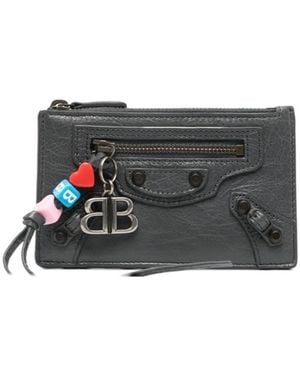 Balenciaga Le City Long Coin And Card Holder - Black