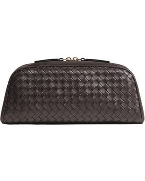 Bottega Veneta Large Nodo Pouch - Brown