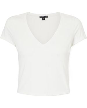 James Perse Vneck Shortsleeve Tshirt - White