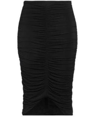 Isabel Marant Solid Stretch Knit Pencil Skirt - Black