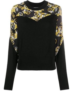 Versace Jeans Couture Long-Sleeved Jumper - Black