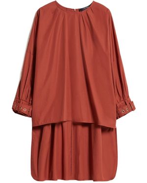 Max Mara 'S Crewneck Long-Sleeved Top - Red