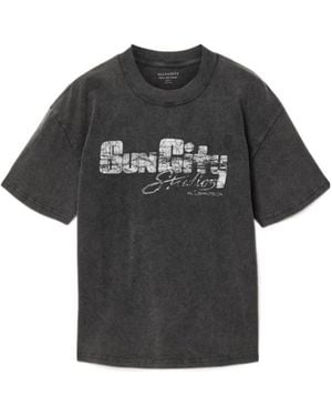 AllSaints Sun City Graphic-Print T-Shirt - Black