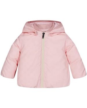 Gucci Logo Short Down Jacket - Pink