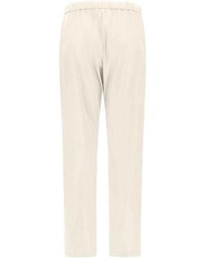 Herno Elastic Waist Casual Pants - Natural