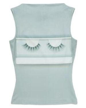Acne Studios X Katerina Jebb Graphic-Print Top - Blue